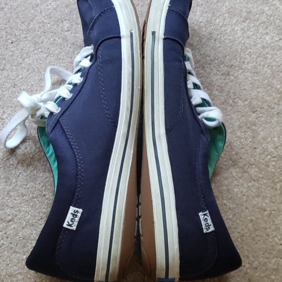 Keds navy and white canvas sneakers size 8 - Picture 5 of 7